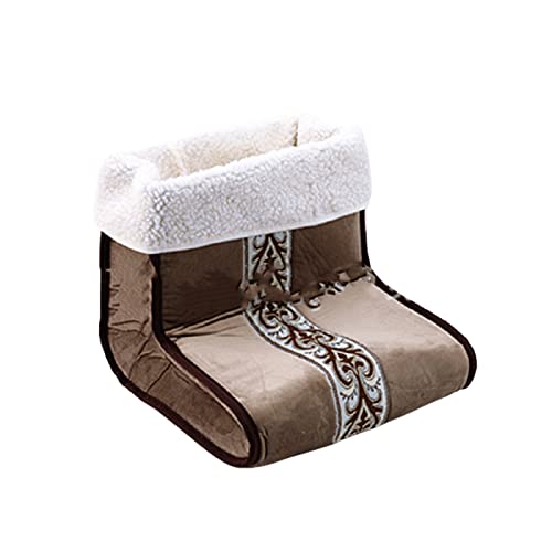 Calentador De Pies Eléctrico Enchufable Calentador De Pies Calentador De Pies Zapatos Eléctricos Oficina Dormitorio Calefacción Almohadilla Para Pies Calentador De Pies, Simple Y Conveniente,Gris