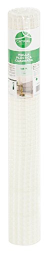 Catral 52010014 - Rollo malla cuadrada, 0.2 x 500 x 100.0 cm, color blanco