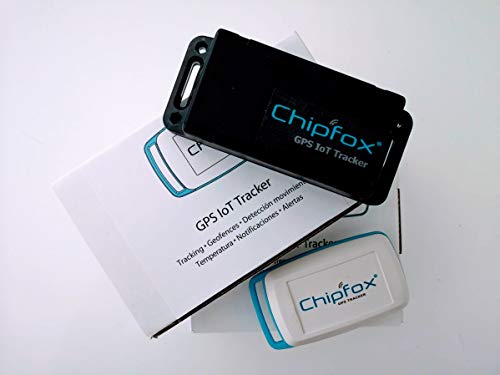 CHIPFOX GPS Retail - Tracker GPS sin Necesidad Tarjeta SIM - Localizador para Coche, Moto, equipajes, Personas - más de 1 año de autonomía. Sigfox