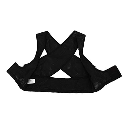 Cinturón corrector jorobado negro para mujer(XL)