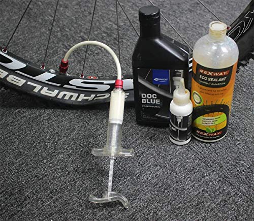 CNC Jeringa Tubeless Selladora Tubeless Inyector para Stans No Tubes, 50 ml