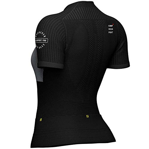 COMPRESSPORT Trail Postural 2020 - Camiseta de manga corta para mujer (talla M), color negro