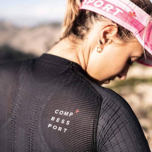 COMPRESSPORT Trail Postural 2020 - Camiseta de manga corta para mujer (talla M), color negro