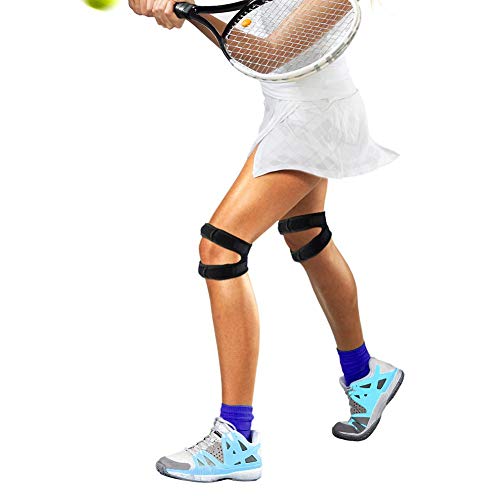 Correa para la rodilla, Cinturón de soporte para el tendón rotuliano, Cinturón para la rodilla con vendaje rotuliano Protección ajustable para las rodillas para correr, saltar, baloncesto, deportes al