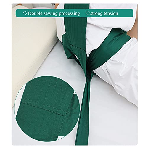 Correas de sujeción de cama Cinturones enrollados para ancianos, silla de ruedas médica Cama de sujeción de seguridad Cinturón Cintura ajustable Abdomen fijo para pacientes Restricciones (Color:A)