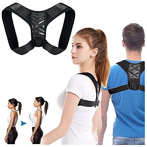 Corrector de Postura, Corrector de Postura Espalda y Hombros para Hombre y Mujer Talla Única, Espalda Recta Soporte Correctores Postural Faja