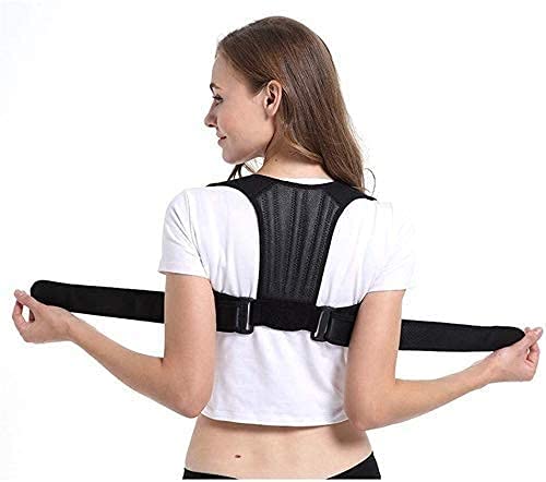 Corrector de postura para hombres y mujeres, aparato ortopédico para enderezar la parte superior de la espalda, utilizado para la deformidad de la cifosis torácica y proporciona alivio del dolor de