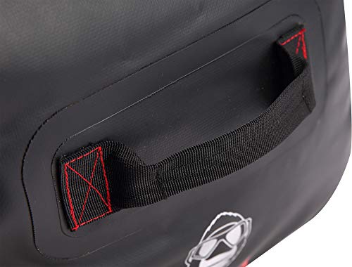 Cressi Gorilla Bag Bolsa Impermeable Grande para Buceo, Adecuada para Sujetar Aletas largas de apnea, Unisex-Adult, Negro/Rojo, Talla única