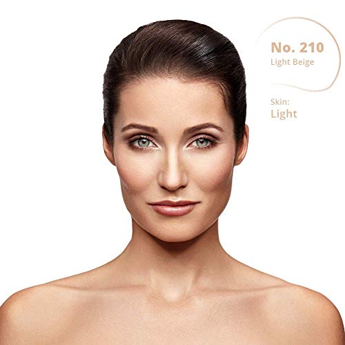 Dermacol DC Base Makeup Cover Total | Maquillaje Corrector Waterproof SPF 30 | Cubre Tatuajes, Cicatrices, Acné, Imperfecciones, Manchas en la Piel de la Cara y Cuerpo | Liquido - Mate Natural - 30g (210)