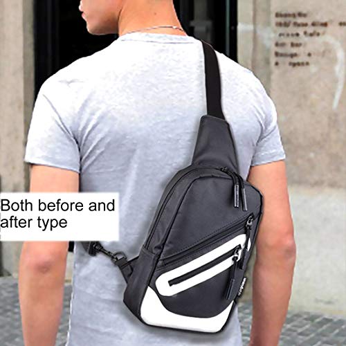 DFV mobile - Backpack Waist Shoulder Bag Nylon for verykool s5205 Orion Pro (2017) - Black