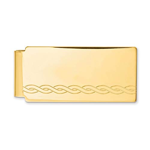 Diamond2Deal Kelly Waters - Pinza para Dinero con bisagras (Longitud: 2,5 mm, Ancho: 23 mm)