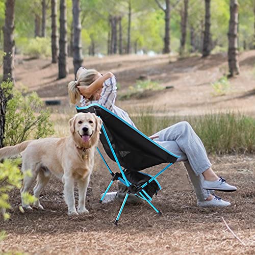 Diealles Shine Silla Plegable Camping, Silla Plegable Ultraligera Compacta Portátil con Bolsa de Almacenamiento portátil, Ligera para Jardín, Playa, Pesca, Camping, Viajes, Senderismo