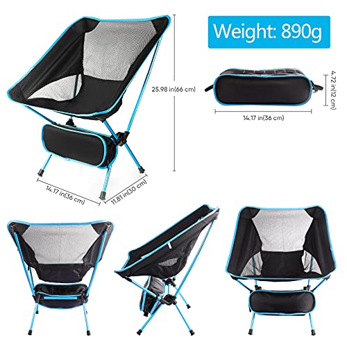 Diealles Shine Silla Plegable Camping, Silla Plegable Ultraligera Compacta Portátil con Bolsa de Almacenamiento portátil, Ligera para Jardín, Playa, Pesca, Camping, Viajes, Senderismo