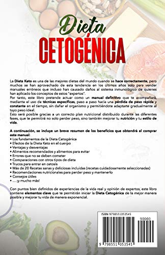 Dieta Cetogénica: El Manual Definitivo para Perder Peso Rápidamente con la Dieta Keto y Mejorar Tu Nutrición con Recetas Deliciosas y Saludables