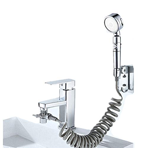 Ducha de 3 Modos Mano Cabeza de Ducha Fregadero Manguera Spray Set para baño cocina Alta Presión y Ahorro de Agua de Presión de Aumento