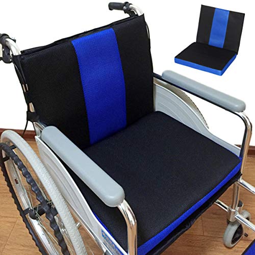 DYHQQ Cojín para Silla de Ruedas Cojín de Respaldo antiescaras, para hemorroides, Embarazo, úlceras por presión, Silla de Ruedas, Asiento prolongado, Cojines de Uso Diario