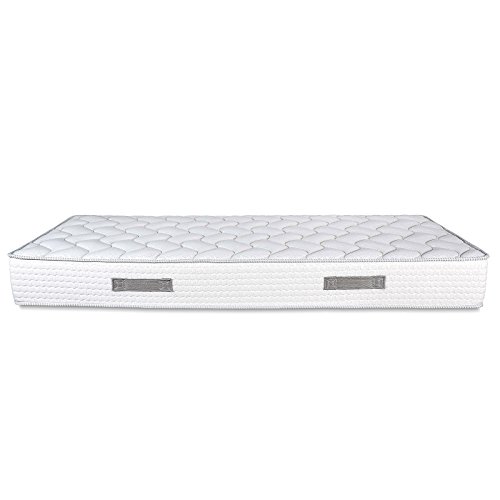 EvergreenWeb - Colchón 90x190 de Espuma Alto 20 cm Ortopédico con Almohada Viscoelástica - Transpirable | Fashion
