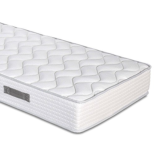 EvergreenWeb - Colchón 90x190 de Espuma Alto 20 cm Ortopédico con Almohada Viscoelástica - Transpirable | Fashion