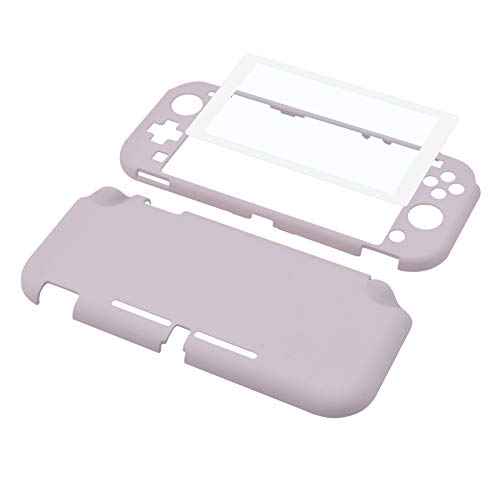 eXtremeRate PlayVital Funda para Nintendo Switch Lite Carcasa Tacto Suave Estuche Acoplable con Protector de Pantalla de Vidrio Templado Protectora Duradera para Control Switch Lite(Rapsodia Violeta)