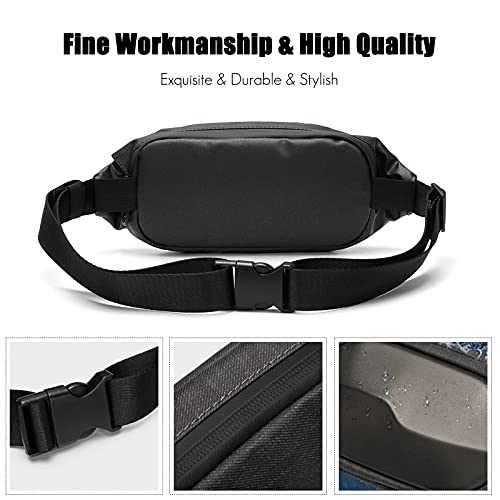 FANDARE Ultraligero Bolsa de Pecho Riñonera Deportiva Bolsos Cruzados Bandoleras Mochilas Sling Bag para Hombre Mujer Viaje Ciclismo Deportiva Hiking Camping Impermeable Sling Daypacks Gris