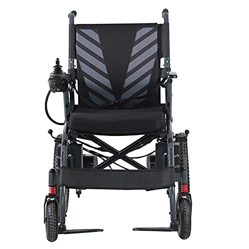 FGVDJ Silla de Ruedas eléctrica, Silla de Ruedas eléctrica, Silla de Ruedas eléctrica compacta, Silla eléctrica compacta de Plegado rápido/Abierto, Silla de Ruedas eléct