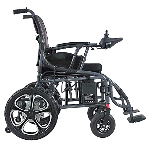 FGVDJ Silla de Ruedas eléctrica, Silla de Ruedas eléctrica, Silla de Ruedas eléctrica compacta, Silla eléctrica compacta de Plegado rápido/Abierto, Silla de Ruedas eléct