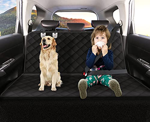 funda de asiento vehicular adaptable al animal mascota, funda de asiento anti-desgaste Alfheim adaptable al animal mascota, montada en los asientos de fila trasera vehicular, está equipada con la ancl