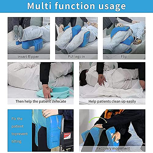 FZYE Dispositivo de volteo para Pacientes con Reposo en Cama Dispositivo de volteo Multifuncional, Dispositivo de Cuidado de Cuero de PU, para Pacientes o Personas Mayores postradas en
