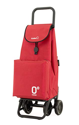 Garmol Carro Compra, Rojo, 66L