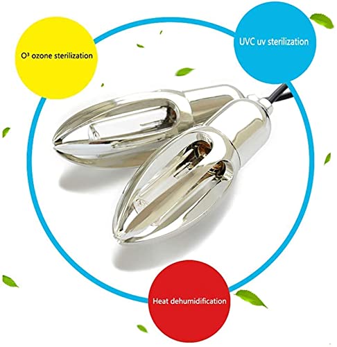 GFDGDS Pulidor De Zapatos UV Portátil Multifuncional, Lámpara Germicida, Botas, Desodorante, Esterilizador De Ozono para Armario De Coche