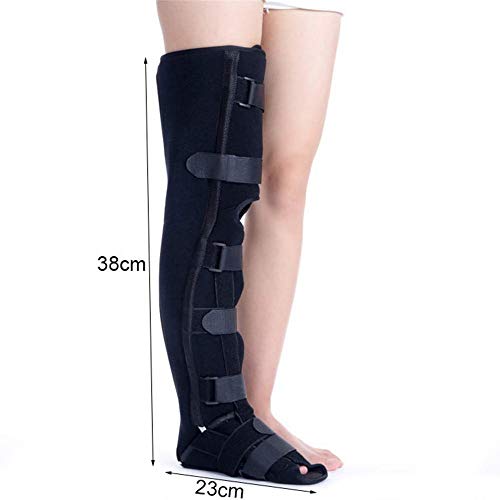 GKPLY Soporte De Rodilla, Soporte De Pierna Médico Soporte De Tobillo Correa De Soporte De Pierna Ajustable Tirante De Tobillo Fijador De Fractura De Tobillo
