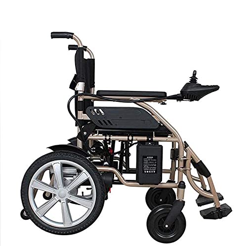 GLXLSBZ Patinete eléctrico resistente para silla de ruedas, silla de ruedas plegable 200 W* 2 doble motor ancho 45 cm palanca de mando adaptada (regalos ancianos)