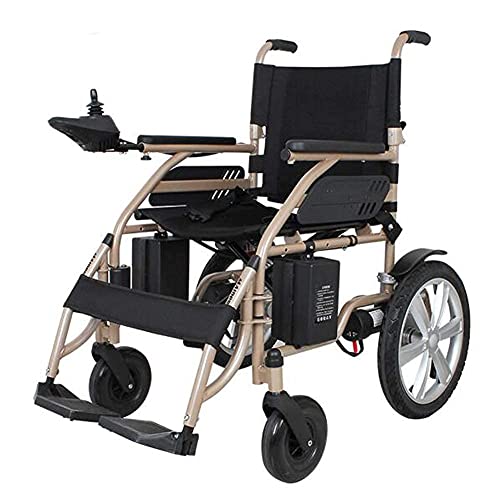 GLXLSBZ Patinete eléctrico resistente para silla de ruedas, silla de ruedas plegable 200 W* 2 doble motor ancho 45 cm palanca de mando adaptada (regalos ancianos)