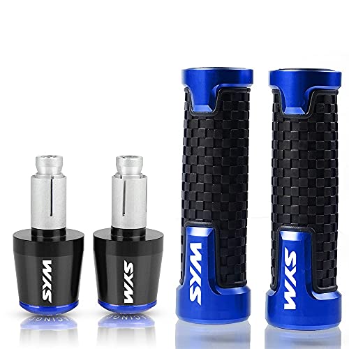 GUORAN Puño de Motocicleta Manillar para Hon&da para SY&M para MAX&SY&M 400i 600i MAX 400 600 Todos Los Años 7/8'22mm Extremos De Agarre Agarre Manijas Empuñaduras (Color : H)