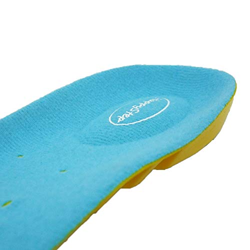 HappyStep® Plantillas de gel con excepcional absorción de impactos y amortiguación en el metatarso y el talón al caminar o correr (Talla M: 38-41 UE)