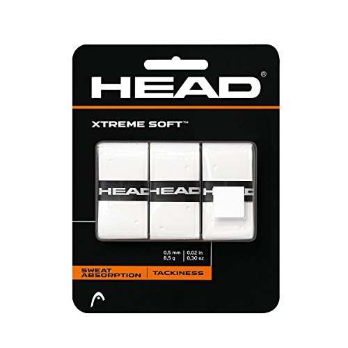 Head Xtremesoft Overgrip de Tenis, Unisex, Blanco, S