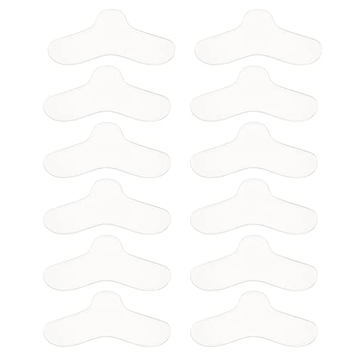 HEALLILY 12 Pzs CPAP Almohadillas Nasales Apnea para Dormir Almohadillas de Gel para La Nariz Almohadillas para Evitar Fugas de Aire Marca Roja Presión de Irritación