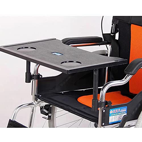 HRTX Bandeja para Silla De Ruedas Duradera con Portavasos para Discapacitados, Comer, Leer, Descansar para Sillas De Ruedas Manuales O Eléctricas