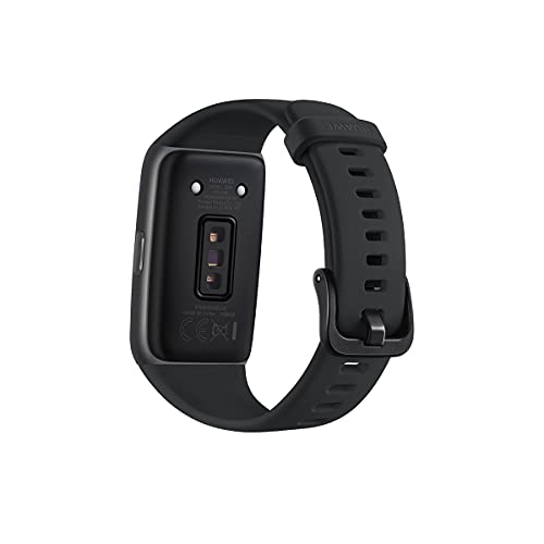 Huawei Band 6 - Pulsera de actividad con monitorización de Oxígeno en sangre (SpO2) 24horas y Adaptador USB-C, Pantalla FullView de 1.47 pulgadas, Batería para dos semanas, Negro