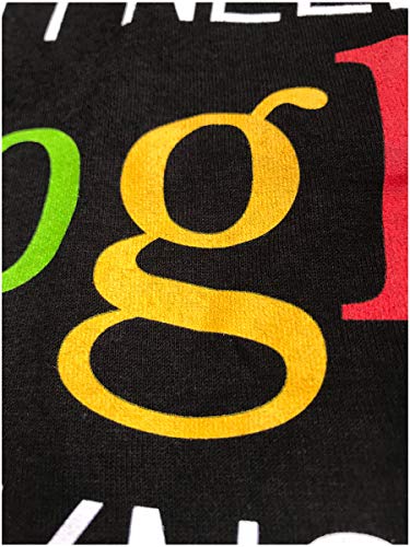 «I Don't Need Google, my Wife Knows Everything» (No me hace falta Google, mi mujer lo sabe todo) - Idea divertida para parejas - Camiseta para hombre 3 X-Large Negro - XXX-grande - 3XL