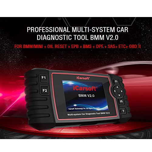 iCarsoft BMM V2.0 - Dispositivo de diagnóstico Profesional para BMW/Mini (versión de actualización i910-II)