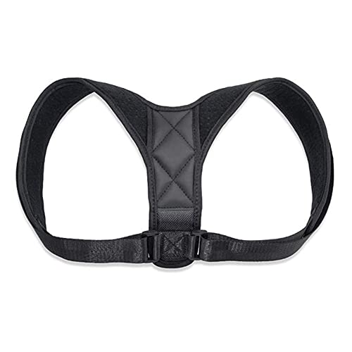 IJNBHU Corrector médico de la Postura de la clavícula Niños Adultos Soporte de Espalda Cinturón Corsé Ortopédico Brace Hombro Correcto (Color: Tipo 1 Negro, Tamaño: Pequeño)