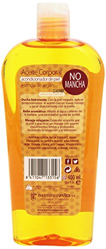 Instituto Español Argán Aceite Corporal, 400ml