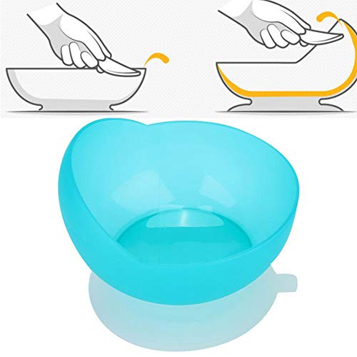 JMung Cubiertos para Pacientes Parkinson Persona Mayores, Utensilios Agarre Fácil de Cubiertos, Flexible Aprender Curvos Adaptados Cucharas,Azul