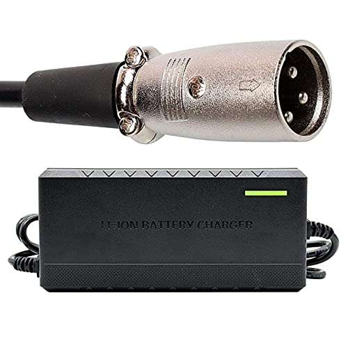 joyvio 24V 2A Nuevo Cargador de batería de Scooter eléctrico XLR para Go-Go Elite Traveller Plus HD, Ezip Mountain Trailz, Jazzy Power Chair