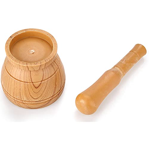 Juego de mortero y maja, triturador de pastillas, ajo, jengibre, especias, triturador, tazón para triturar hierbas, para farmacias de cocina caseras