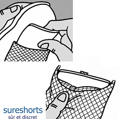 laulas Sureshorts Incontinencia - Corta Hombres - Ropa interior para la incontinencia y la debilidad de la vejiga en los hombres - Extremo, XXL