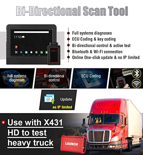 LAUNCH X431 V+ Tablet Diagnóstico Profesional Multimarca 2 años actualizacion ES