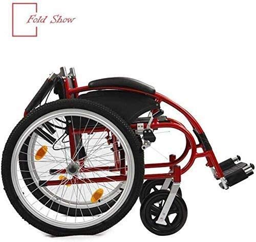 LHQ-HQ Silla de ruedas silla de ruedas, silla de ruedas manual Deportes Ocio ergonómico plegable portátil plegable Fourbrakes Respaldo La ampliación de los apoyabrazos del cojín, la carretilla, la car