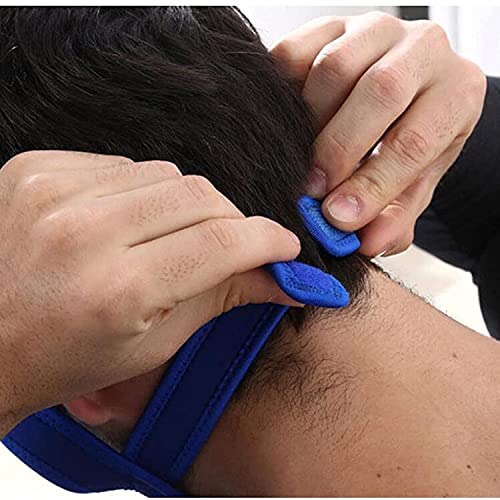 LUJMKG Correa para la Barbilla antirronquidos, Protector Unisex para Evitar los ronquidos de Primera Calidad para un Alivio Natural de los ronquidos, solución para ronquidos sin máscara (Black)